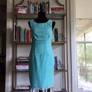 Calvin Klein eyelet shift dress